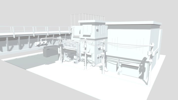 Nightfall in Japan’s Backstreets 3D Model