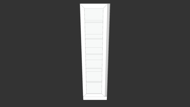 Armário vertical 3D Model
