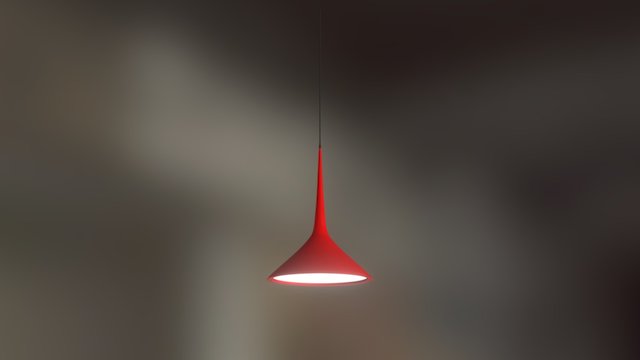 Hanging Retro Lamp 3D Model
