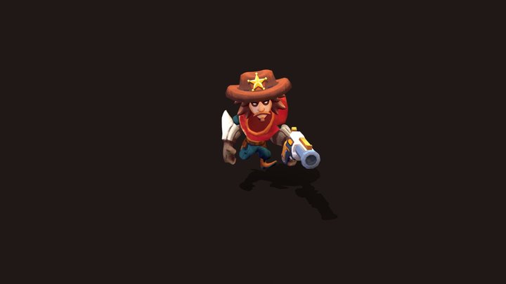 Cluster - Heroes Strike 3D Model
