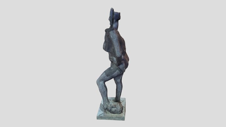 Conflict.  Bronze. Sculpt G. Shkhvatsabaya 1978. 3D Model