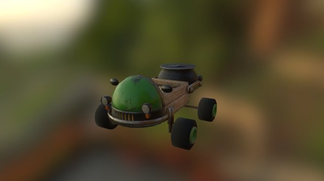 Kitchen Kart 3D Model