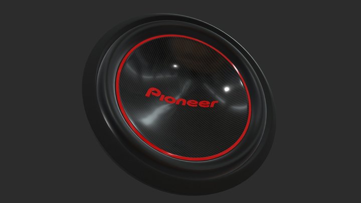 Subwoofer Pioneer 304R 3D Model
