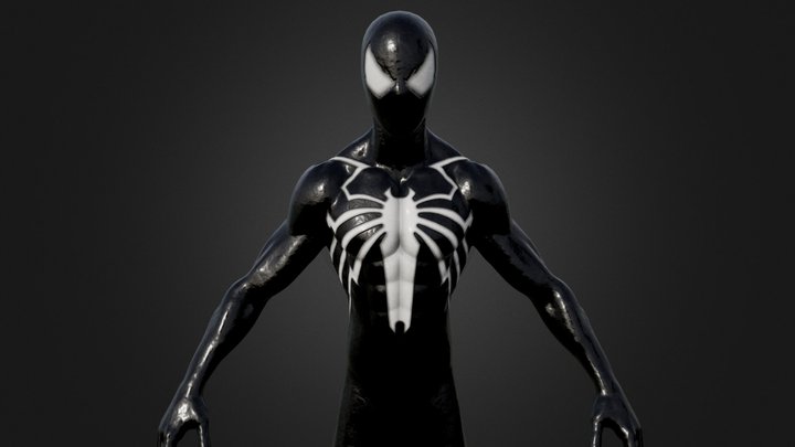 Marvel Spider-Man 2 Symbiote Suit 3D Model