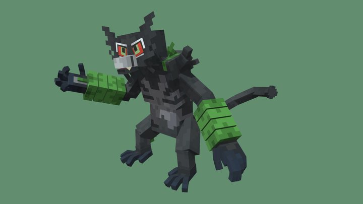 Zarude 3D Model