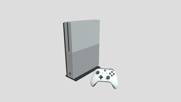Xbox s with controller – Kostenloses 3D-Modell STL