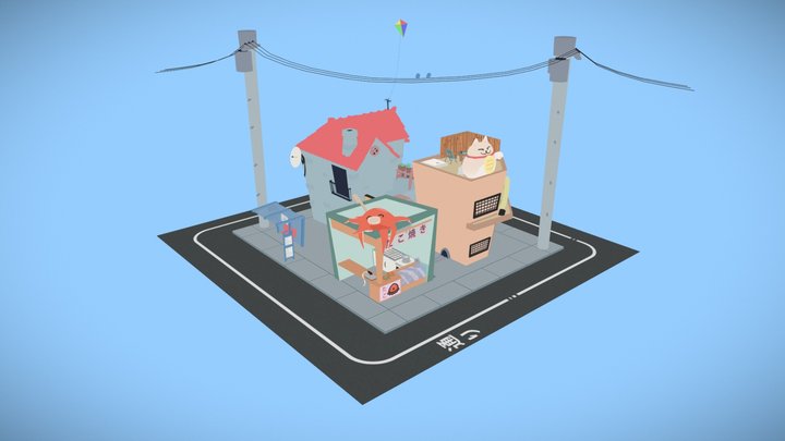 Little Japan 3D Model
