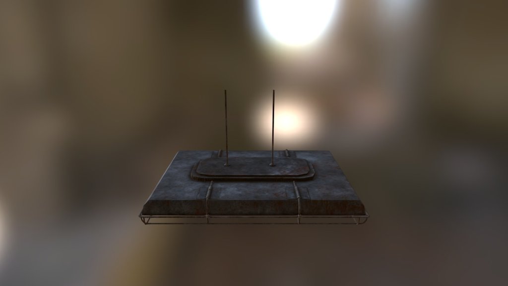 Rusted Fluorescent Light