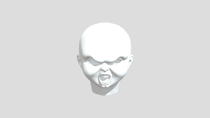 screaming chucky 3D Model
