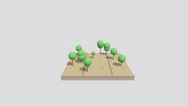 GEM plot layout 3D Model