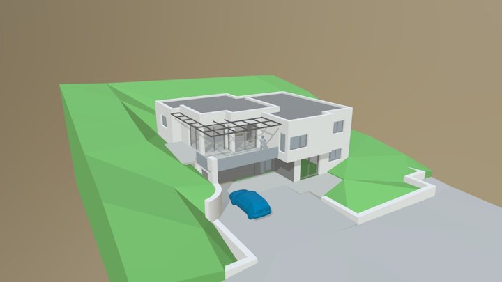 Montenach Maison Contemporaine 3D Model