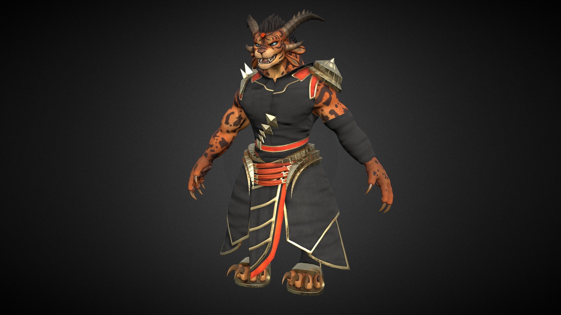 Ignado Flaredancer - Outfit - 3D model by Kianga [7e499e2] - Sketchfab