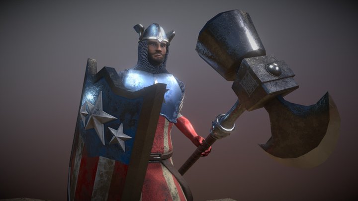 Crusader America 3D Model