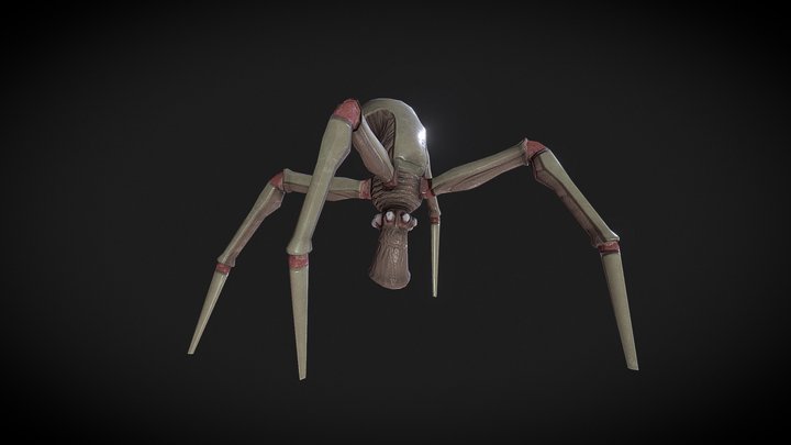 The Spider Alien 3D Model