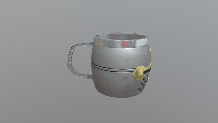 Medieval Mug 3D Model