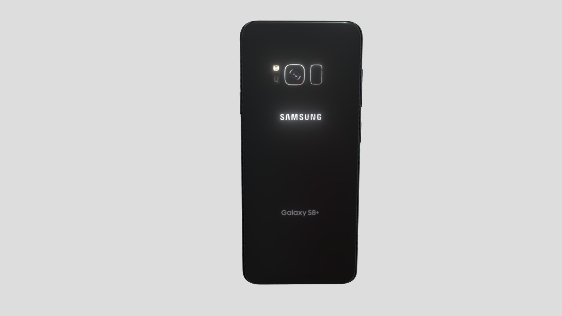 3D model Samsung Galaxy S8 Plus Midnight Black - This is a 3D model of the Samsung Galaxy S8 Plus Midnight Black. The 3D model is about graphical user interface, application.