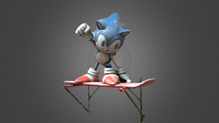 Mysterious Sonic Statue - 21/09/2024 3D Model