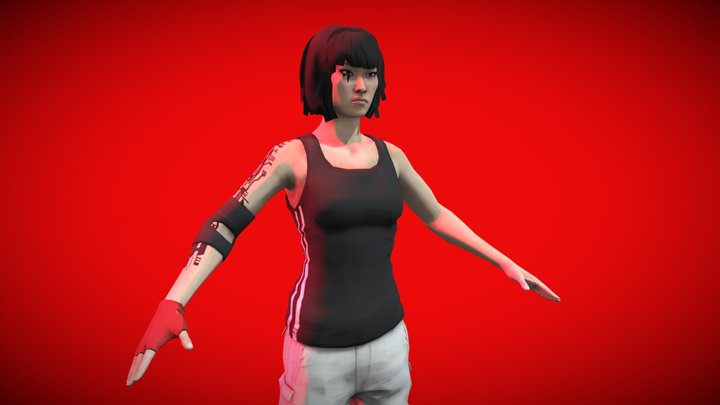 Faith Connors (Mirror's Edge) – Modello 3D gratuito STL