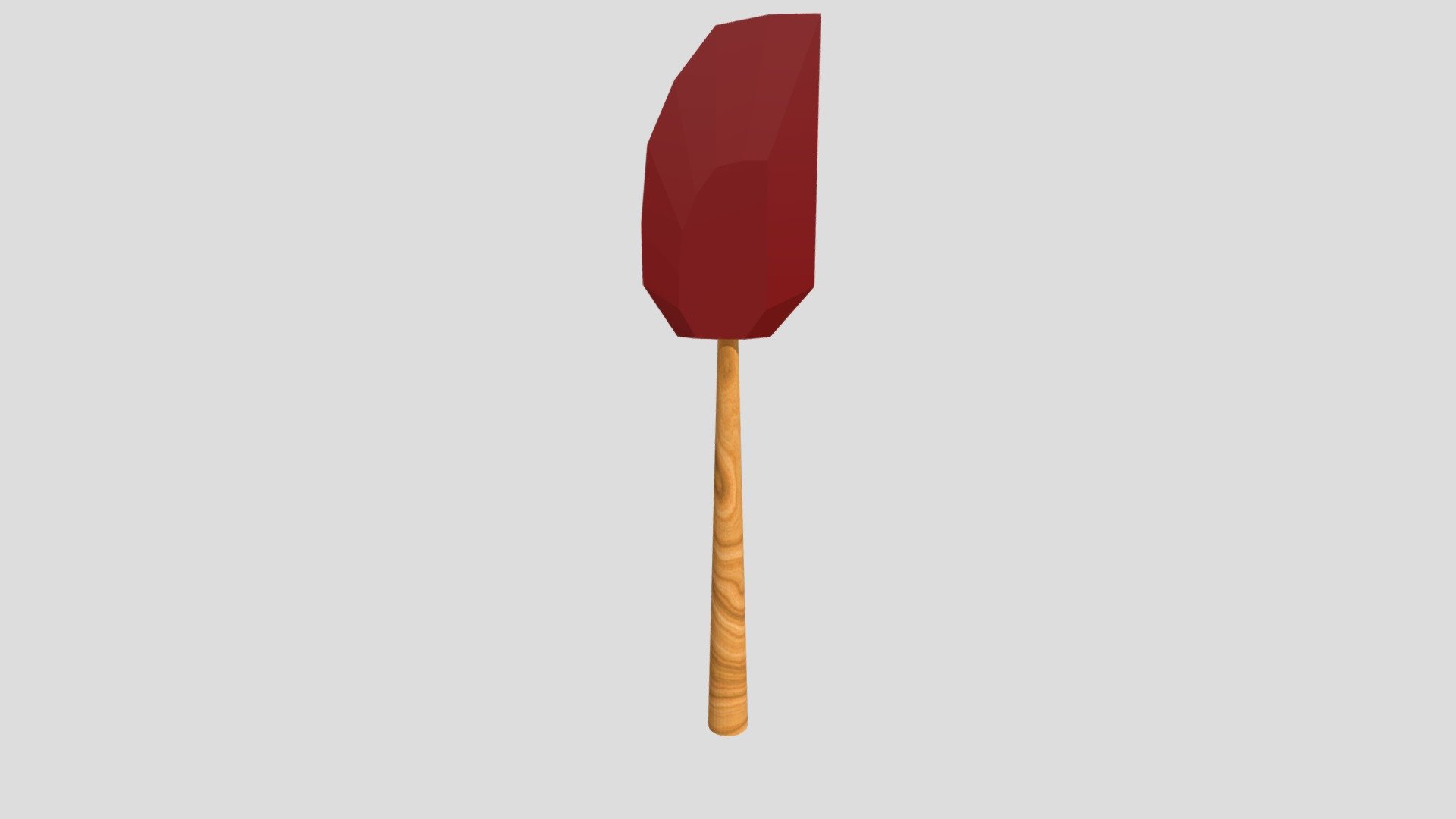 Lowpoly spatula model - 3D model by estela.astrid [7e4bde3] - Sketchfab