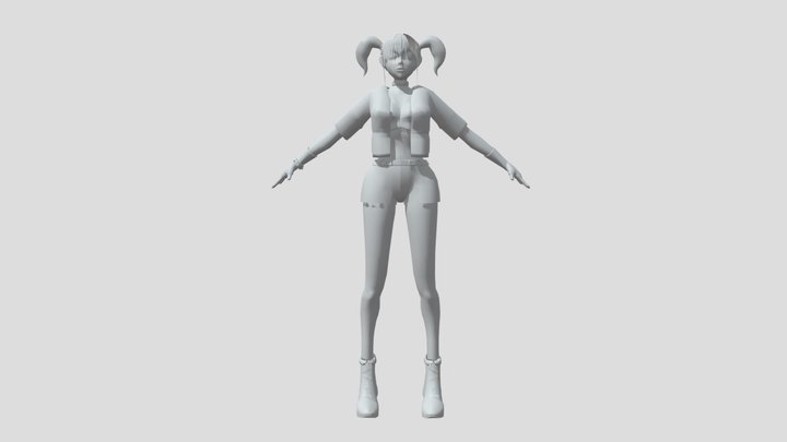 Harley Quinn 3D Model 3DAC 3D Model