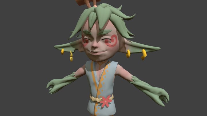 Tree Goblin 3D Model