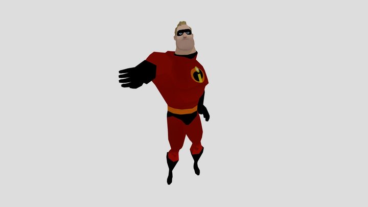 Mr Incredible Doing Tootlhess Dancing – Kostenloses 3D-Modell STL