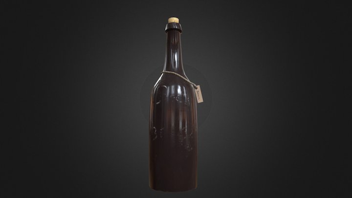 Beer Bottle (SkyBlivion) 3D Model
