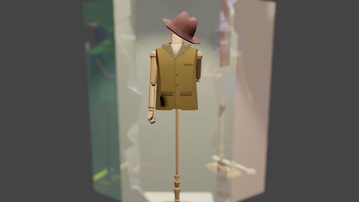 Manequin: 3 different moods 3D Model