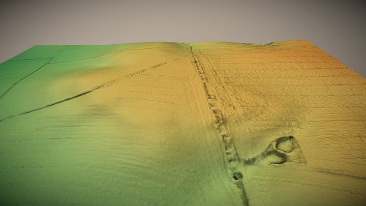 Bury Hill, Berkshire (UK) – Free 3D Model STL