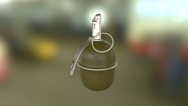 Grenade Rgd5 3D Model