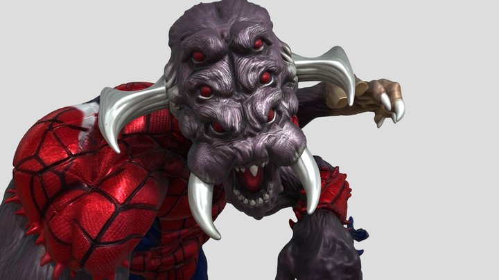 Crimson Mawspawn 3D Model