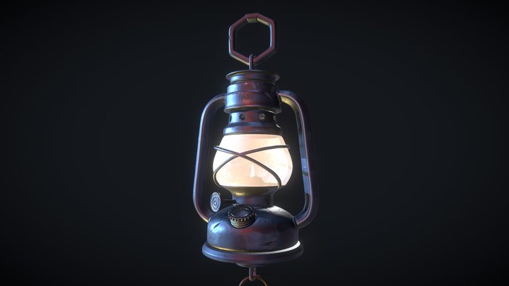 Graveyard Lamp 3D Model