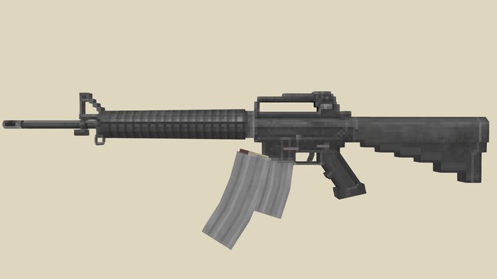 M16a2 3D Model