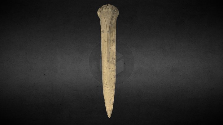 023 Dolchklinge / Dagger blade 3D Model