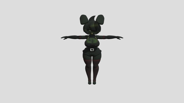 Spring-Trap Bonfie FNC Retexture 3D Model