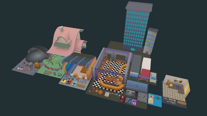 Proposal 3D models - Sketchfab