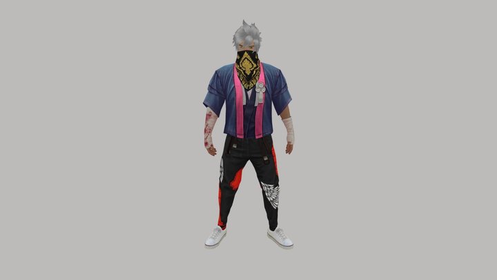 Best golarvo dress FREE FIRE 3D Model
