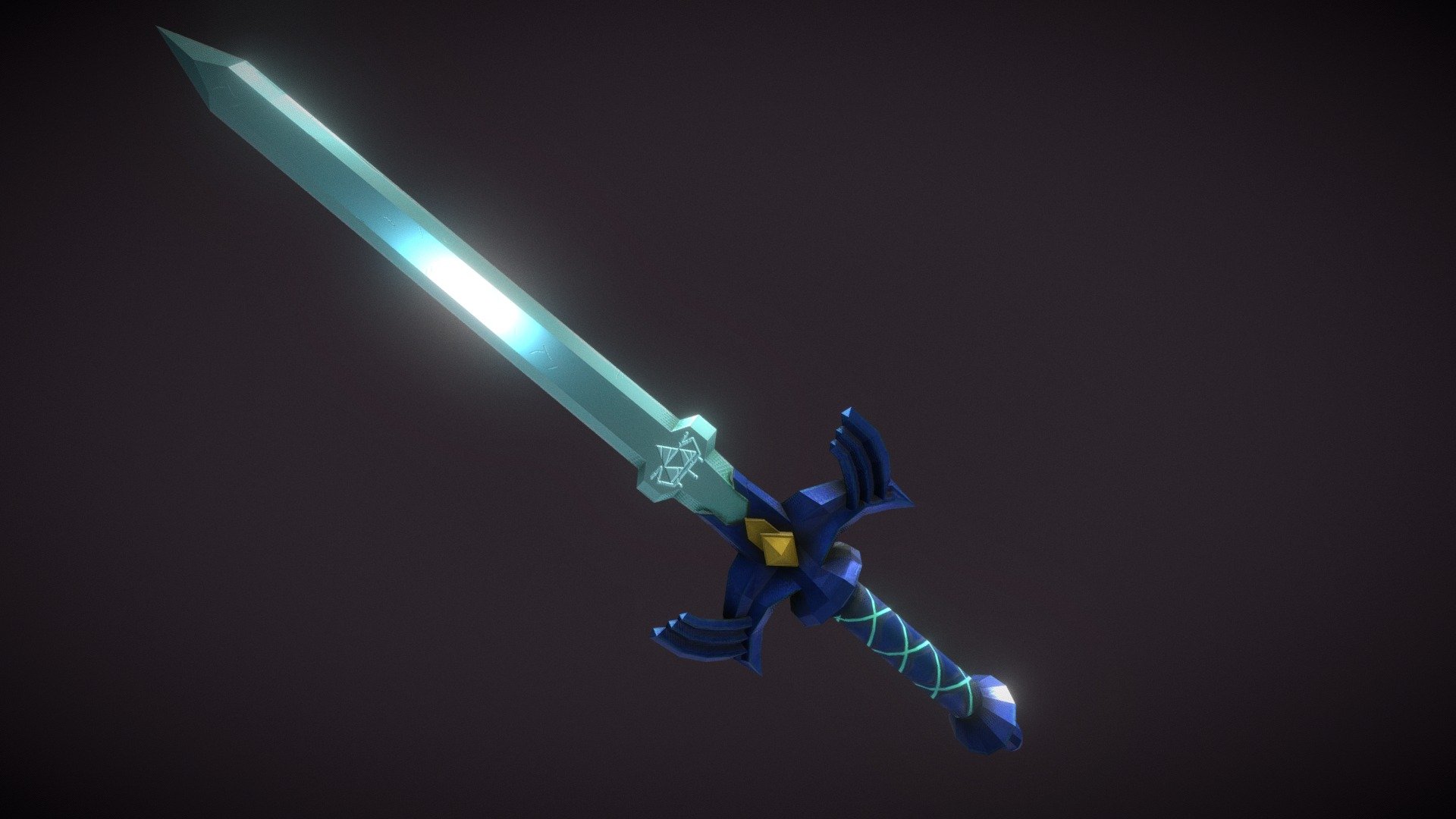 The Legend Of Zelda BOTW Master Sword 3D model by AleX (Omnilatigo96