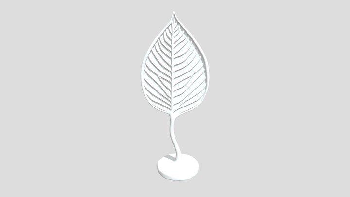 yaprak desenli lamba 3D Model