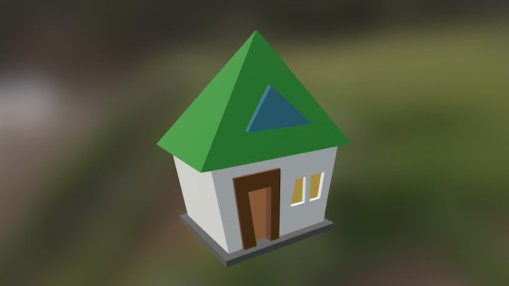 House Eight (Green) 3D Model