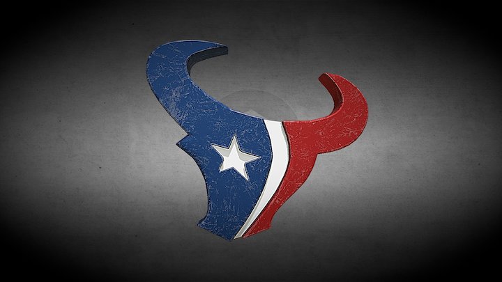 Houston Texans Logo 3D Model