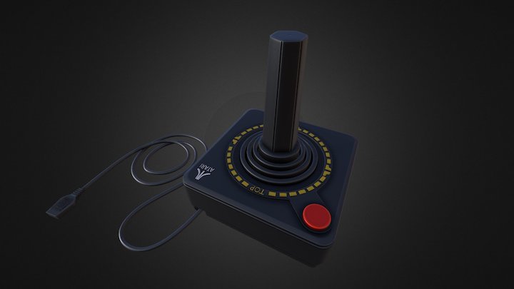 Atari CX40 Joystick 3D Model