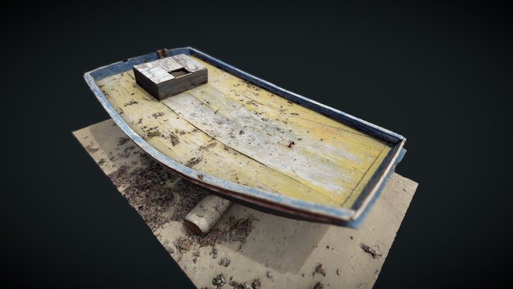 Jangada (brazilian raft) 3D Model