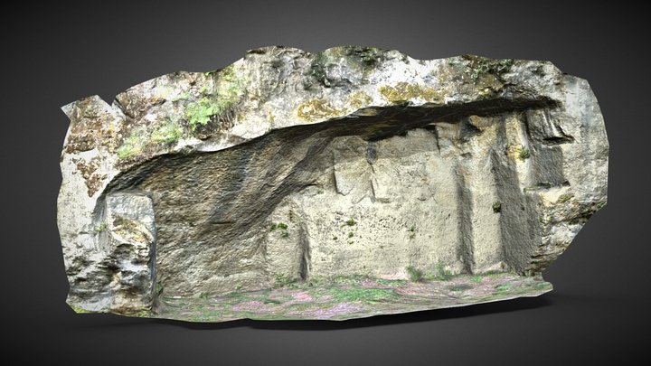 Rock Cave Formation 3D Model