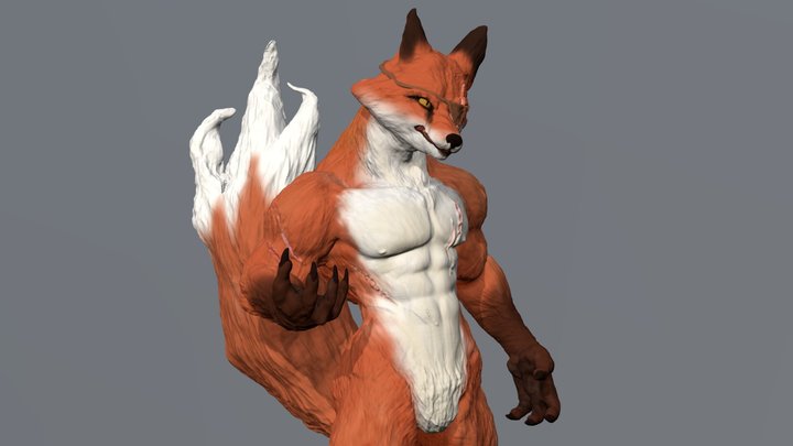 Fox - Character Design #2 3D Model