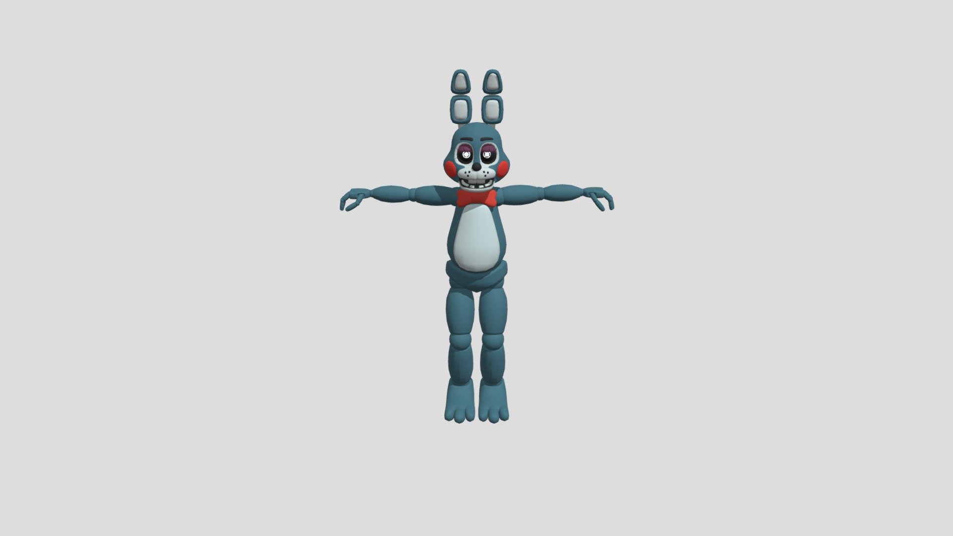 Toy Bonnie Fnaf 3d Model By Fnaflova [7e59776] Sketchfab