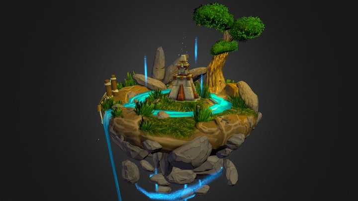 Mythic pilar 3D Model
