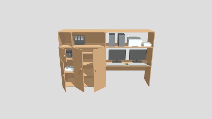 vezetői szekrény 3D Model