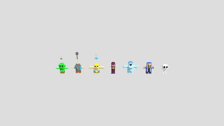 Clash mini 3D Model