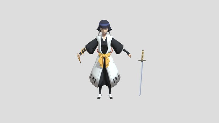 Cha-soifon-bleach-mobile 3D Model
